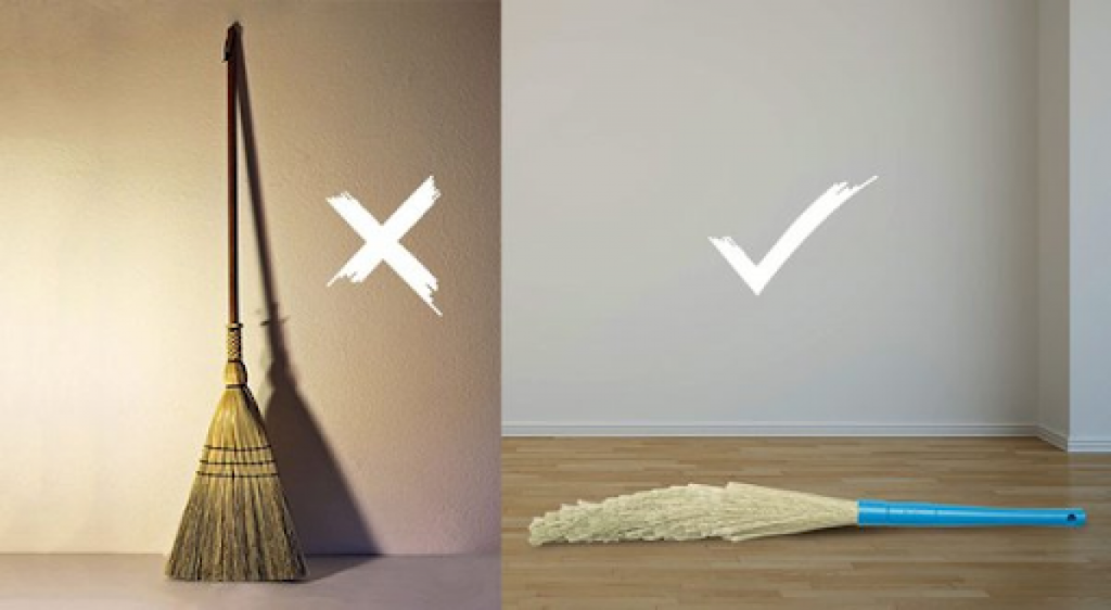 Get Rid of Vastu Dosh by Storing Brooms and Mops in the Right Direction